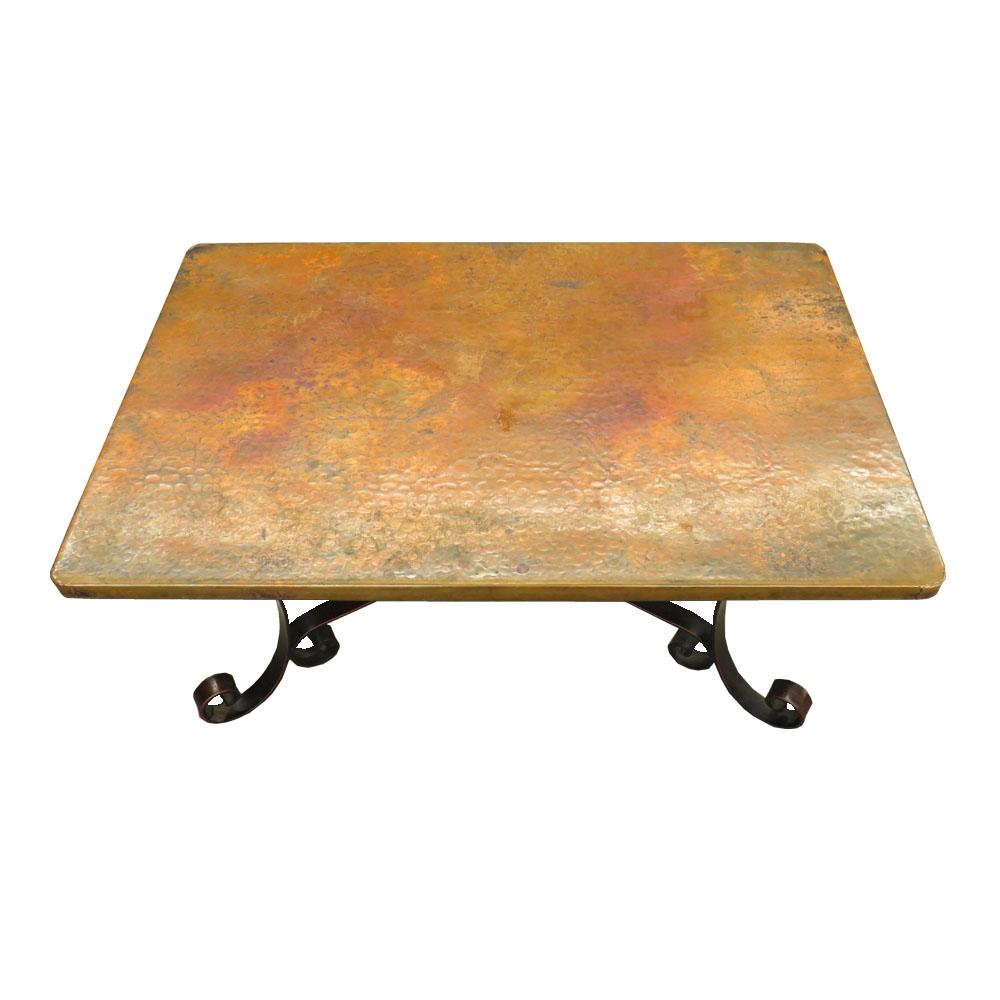 My Sisters Attic Arhaus Arhaus Copper Metal Coffee Table