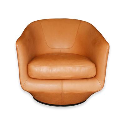 Bensen Leather U Turn Swivel Chair 