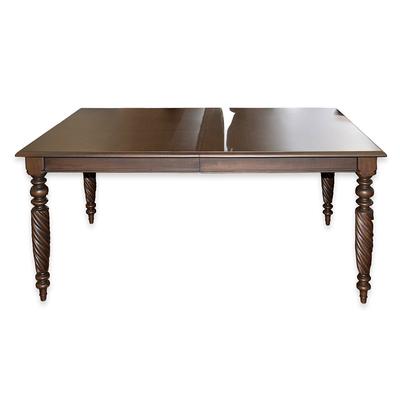 Ethan Allen Twist Leg Table with 2 Leaves