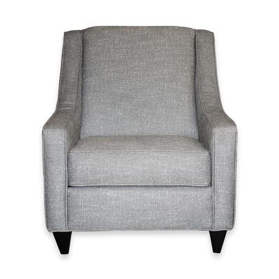  Grey Modern Fabric Club Chair 