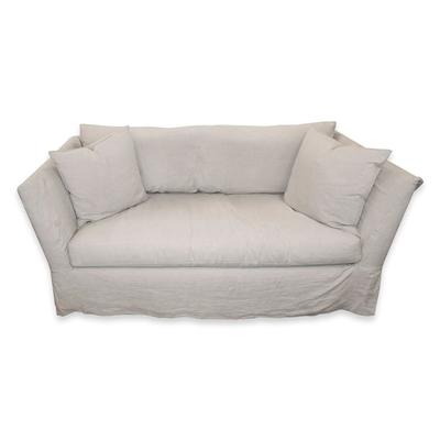 Cisco Grey Slipcover Sofa